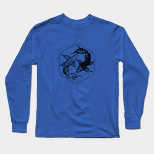 Fish Yin Yang Long Sleeve T-Shirt